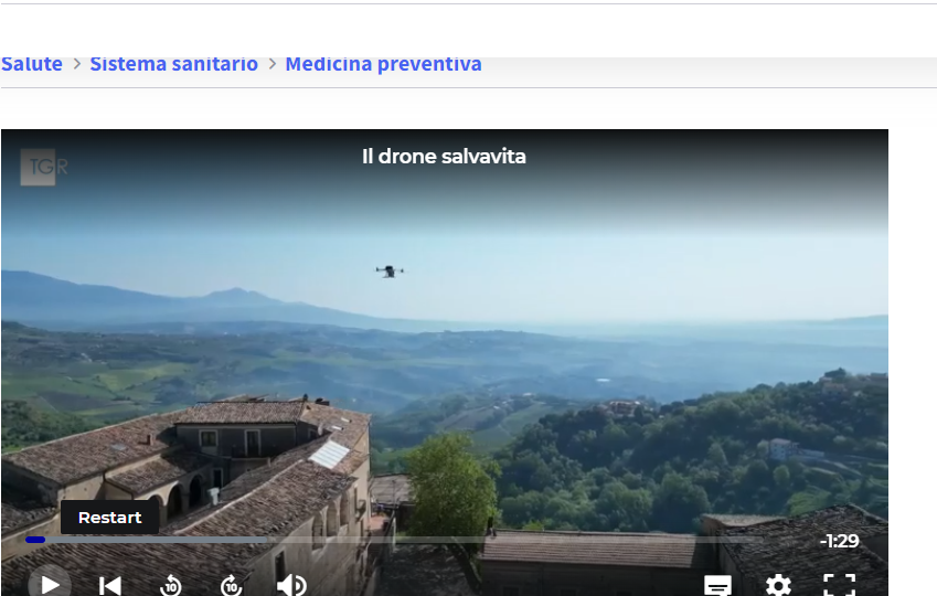 Il-drone-salvavita RAI