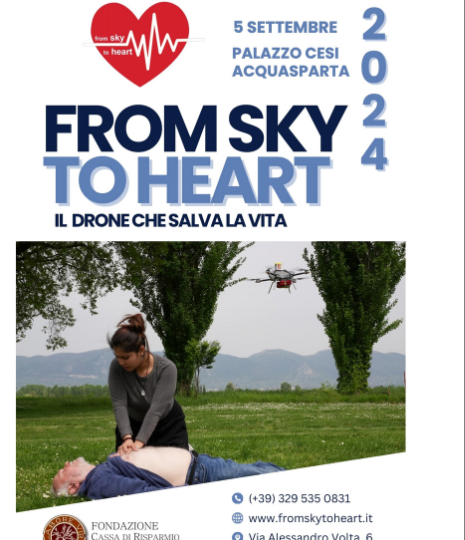 RASEGNA EVENTO FROM SKY TO HEART IL DRONE CHE SALVA LA VITA Page 01 Snapshot 01